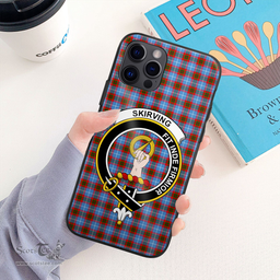 Skirving Clan Badge Tartan Phone Case - Tartan Scottish Crest Phone Case Scottish Plaid Tartan Plaid - ScotsTee - scotstee.com