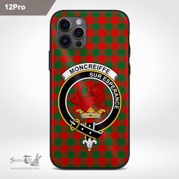 Moncreiffe Clan Badge Tartan Phone Case - Tartan Scottish Crest Phone Case Scottish Plaid Tartan Plaid - ScotsTee - scotstee.com