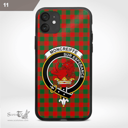Moncreiffe Clan Badge Tartan Phone Case - Tartan Scottish Crest Phone Case Scottish Plaid Tartan Plaid - ScotsTee - scotstee.com