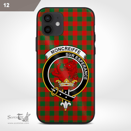 Moncreiffe Clan Badge Tartan Phone Case - Tartan Scottish Crest Phone Case Scottish Plaid Tartan Plaid - ScotsTee - scotstee.com