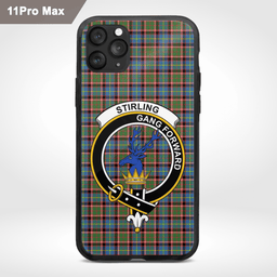 Stirling Of Cadder-present Chief Clan Badge Tartan Phone Case - Tartan Scottish Crest Phone Case Scottish Plaid Tartan Plaid - ScotsTee - scotstee.com
