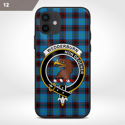 Wedderburn Clan Badge Tartan Phone Case - Tartan Scottish Crest Phone Case Scottish Plaid Tartan Plaid - ScotsTee - scotstee.com