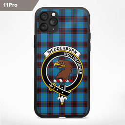 Wedderburn Clan Badge Tartan Phone Case - Tartan Scottish Crest Phone Case Scottish Plaid Tartan Plaid - ScotsTee - scotstee.com