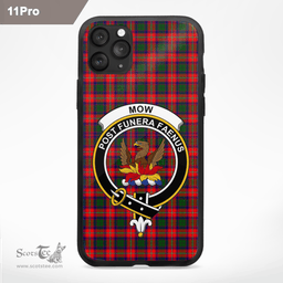 Mow Clan Badge Tartan Phone Case - Tartan Scottish Crest Phone Case Scottish Plaid Tartan Plaid - ScotsTee - scotstee.com