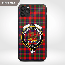 Mow Clan Badge Tartan Phone Case - Tartan Scottish Crest Phone Case Scottish Plaid Tartan Plaid - ScotsTee - scotstee.com