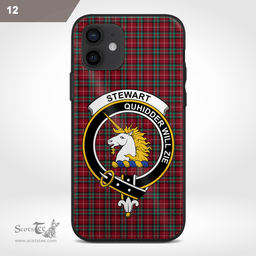 Stewart Stuart Of Bute Clan Badge Tartan Phone Case - Tartan Scottish Crest Phone Case Scottish Plaid Tartan Plaid - ScotsTee - scotstee.com