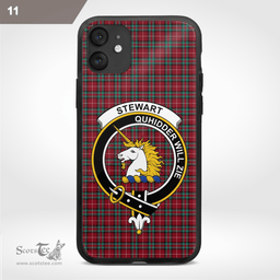 Stewart Stuart Of Bute Clan Badge Tartan Phone Case - Tartan Scottish Crest Phone Case Scottish Plaid Tartan Plaid - ScotsTee - scotstee.com