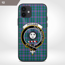 Pitcairn Clan Badge Tartan Phone Case - Tartan Scottish Crest Phone Case Scottish Plaid Tartan Plaid - ScotsTee - scotstee.com