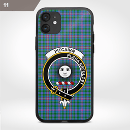 Pitcairn Clan Badge Tartan Phone Case - Tartan Scottish Crest Phone Case Scottish Plaid Tartan Plaid - ScotsTee - scotstee.com