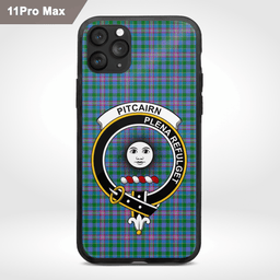 Pitcairn Clan Badge Tartan Phone Case - Tartan Scottish Crest Phone Case Scottish Plaid Tartan Plaid - ScotsTee - scotstee.com