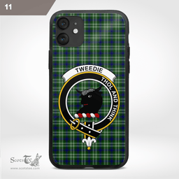 Tweedie Clan Badge Tartan Phone Case - Tartan Scottish Crest Phone Case Scottish Plaid Tartan Plaid - ScotsTee - scotstee.com