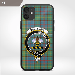 Whitelaw Clan Badge Tartan Phone Case - Tartan Scottish Crest Phone Case Scottish Plaid Tartan Plaid - ScotsTee - scotstee.com