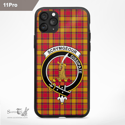 Scrymgeour Clan Badge Tartan Phone Case - Tartan Scottish Crest Phone Case Scottish Plaid Tartan Plaid - ScotsTee - scotstee.com