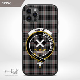 Moffat Clan Badge Tartan Phone Case - Tartan Scottish Crest Phone Case Scottish Plaid Tartan Plaid - ScotsTee - scotstee.com