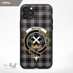 Moffat Clan Badge Tartan Phone Case - Tartan Scottish Crest Phone Case Scottish Plaid Tartan Plaid - ScotsTee - scotstee.com