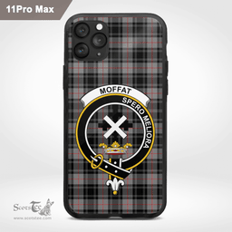 Moffat Clan Badge Tartan Phone Case - Tartan Scottish Crest Phone Case Scottish Plaid Tartan Plaid - ScotsTee - scotstee.com