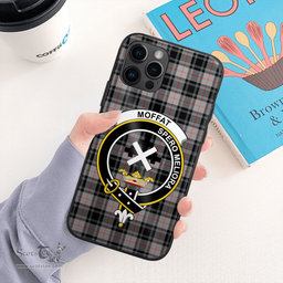 Moffat Clan Badge Tartan Phone Case - Tartan Scottish Crest Phone Case Scottish Plaid Tartan Plaid - ScotsTee - scotstee.com
