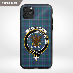 Sandilands Clan Badge Tartan Phone Case - Tartan Scottish Crest Phone Case Scottish Plaid Tartan Plaid - ScotsTee - scotstee.com