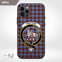 Trotter Clan Badge Tartan Phone Case - Tartan Scottish Crest Phone Case Scottish Plaid Tartan Plaid - ScotsTee - scotstee.com