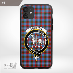 Trotter Clan Badge Tartan Phone Case - Tartan Scottish Crest Phone Case Scottish Plaid Tartan Plaid - ScotsTee - scotstee.com