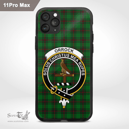 Orrock Clan Badge Tartan Phone Case - Tartan Scottish Crest Phone Case Scottish Plaid Tartan Plaid - ScotsTee - scotstee.com