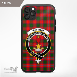 Rattray Clan Badge Tartan Phone Case - Tartan Scottish Crest Phone Case Scottish Plaid Tartan Plaid - ScotsTee - scotstee.com