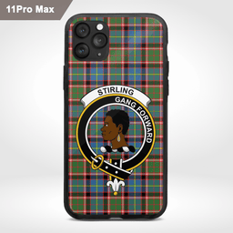 Stirling Of Keir Clan Badge Tartan Phone Case - Tartan Scottish Crest Phone Case Scottish Plaid Tartan Plaid - ScotsTee - scotstee.com