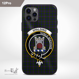 Spalding Clan Badge Tartan Phone Case - Tartan Scottish Crest Phone Case Scottish Plaid Tartan Plaid - ScotsTee - scotstee.com