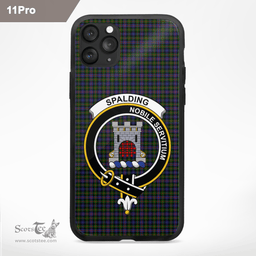 Spalding Clan Badge Tartan Phone Case - Tartan Scottish Crest Phone Case Scottish Plaid Tartan Plaid - ScotsTee - scotstee.com