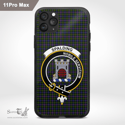 Spalding Clan Badge Tartan Phone Case - Tartan Scottish Crest Phone Case Scottish Plaid Tartan Plaid - ScotsTee - scotstee.com
