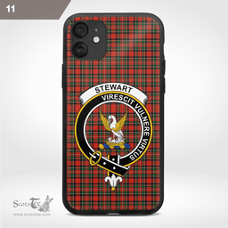 Stewart Of Appin Clan Badge Tartan Phone Case - Tartan Scottish Crest Phone Case Scottish Plaid Tartan Plaid - ScotsTee - scotstee.com