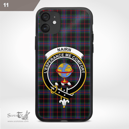Nairn Clan Badge Tartan Phone Case - Tartan Scottish Crest Phone Case Scottish Plaid Tartan Plaid - ScotsTee - scotstee.com