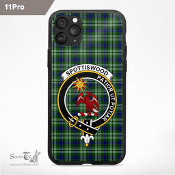 Spottiswood Clan Badge Tartan Phone Case - Tartan Scottish Crest Phone Case Scottish Plaid Tartan Plaid - ScotsTee - scotstee.com