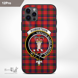 Robertson Clan Badge Tartan Phone Case - Tartan Scottish Crest Phone Case Scottish Plaid Tartan Plaid - ScotsTee - scotstee.com
