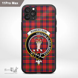 Robertson Clan Badge Tartan Phone Case - Tartan Scottish Crest Phone Case Scottish Plaid Tartan Plaid - ScotsTee - scotstee.com