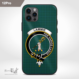 Lammie Clan Badge Tartan Phone Case - Tartan Scottish Crest Phone Case Scottish Plaid Tartan Plaid - ScotsTee - scotstee.com