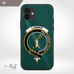 Lammie Clan Badge Tartan Phone Case - Tartan Scottish Crest Phone Case Scottish Plaid Tartan Plaid - ScotsTee - scotstee.com