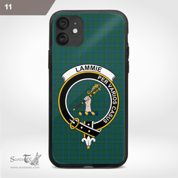 Lammie Clan Badge Tartan Phone Case - Tartan Scottish Crest Phone Case Scottish Plaid Tartan Plaid - ScotsTee - scotstee.com