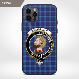 Kirkaldy Clan Badge Tartan Phone Case - Tartan Scottish Crest Phone Case Scottish Plaid Tartan Plaid - ScotsTee - scotstee.com