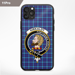 Kirkaldy Clan Badge Tartan Phone Case - Tartan Scottish Crest Phone Case Scottish Plaid Tartan Plaid - ScotsTee - scotstee.com