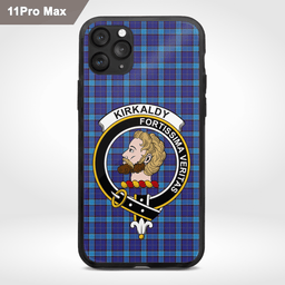 Kirkaldy Clan Badge Tartan Phone Case - Tartan Scottish Crest Phone Case Scottish Plaid Tartan Plaid - ScotsTee - scotstee.com
