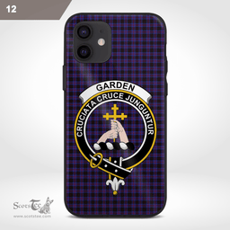 Garden Clan Badge Tartan Phone Case - Tartan Scottish Crest Phone Case Scottish Plaid Tartan Plaid - ScotsTee - scotstee.com