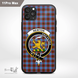Newton Clan Badge Tartan Phone Case - Tartan Scottish Crest Phone Case Scottish Plaid Tartan Plaid - ScotsTee - scotstee.com