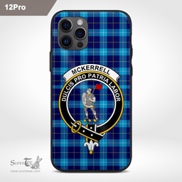 Mckerrell Clan Badge Tartan Phone Case - Tartan Scottish Crest Phone Case Scottish Plaid Tartan Plaid - ScotsTee - scotstee.com