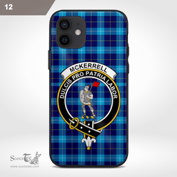 Mckerrell Clan Badge Tartan Phone Case - Tartan Scottish Crest Phone Case Scottish Plaid Tartan Plaid - ScotsTee - scotstee.com