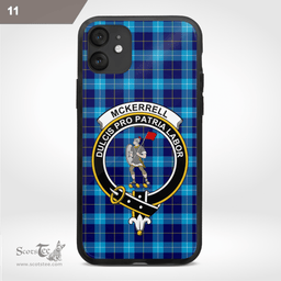 Mckerrell Clan Badge Tartan Phone Case - Tartan Scottish Crest Phone Case Scottish Plaid Tartan Plaid - ScotsTee - scotstee.com