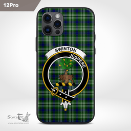 Swinton Clan Badge Tartan Phone Case - Tartan Scottish Crest Phone Case Scottish Plaid Tartan Plaid - ScotsTee - scotstee.com