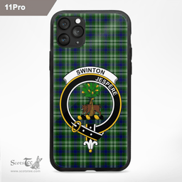 Swinton Clan Badge Tartan Phone Case - Tartan Scottish Crest Phone Case Scottish Plaid Tartan Plaid - ScotsTee - scotstee.com
