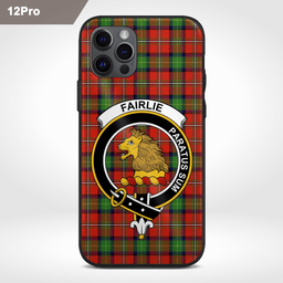 Fairlie Clan Badge Tartan Phone Case - Tartan Scottish Crest Phone Case Scottish Plaid Tartan Plaid - ScotsTee - scotstee.com