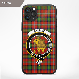 Fairlie Clan Badge Tartan Phone Case - Tartan Scottish Crest Phone Case Scottish Plaid Tartan Plaid - ScotsTee - scotstee.com